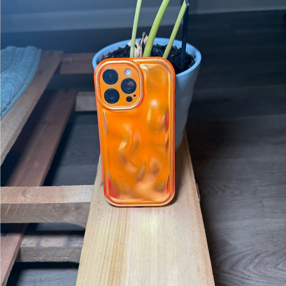 Orange iPhone 15 Pro Max Phone Case